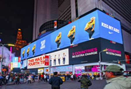 纽约时代广场广告屏
